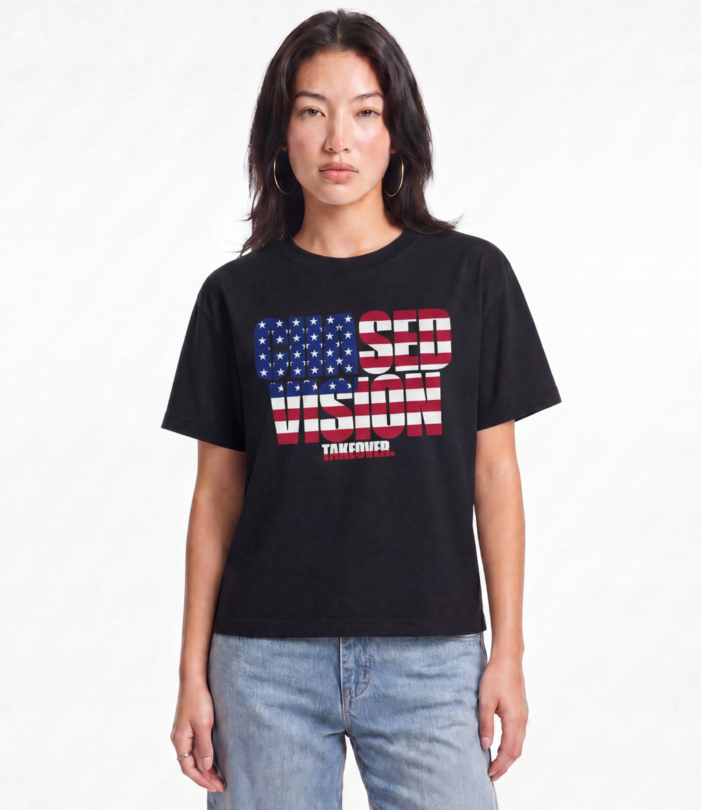 USA TEE BLACK