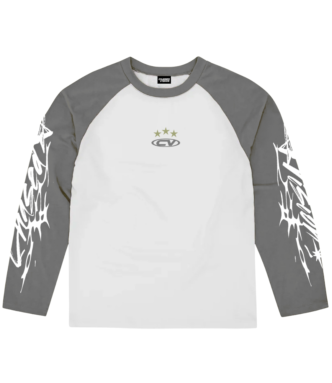 Grey longsleeve shirt perfect for summer, featuring stylish design and ideal for pairing with shorts.