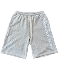 Grey shorts featuring a stylish design, perfect for summer casual wear. Pair with a long sleeve top for a trendy look.