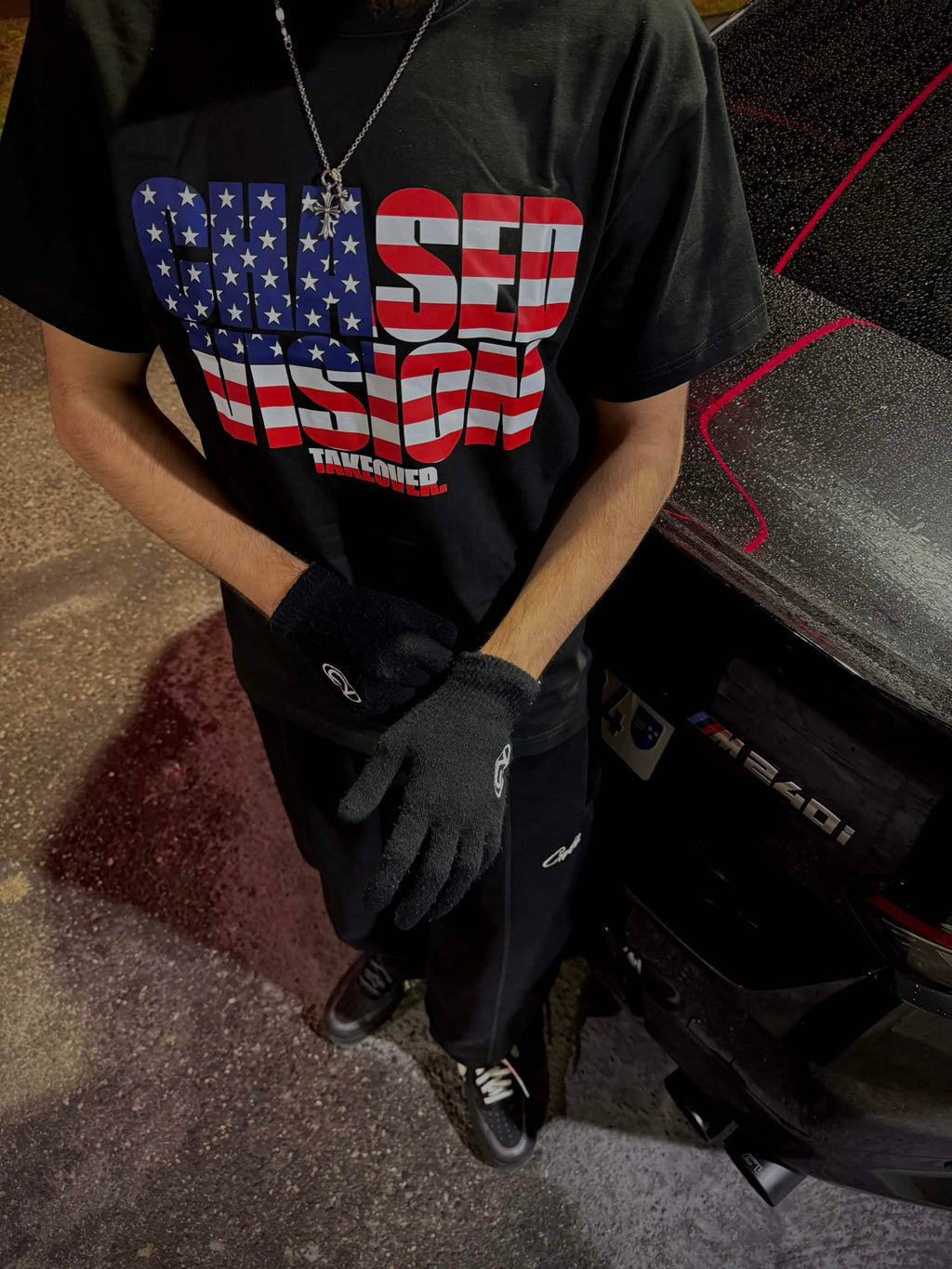 USA TEE BLACK