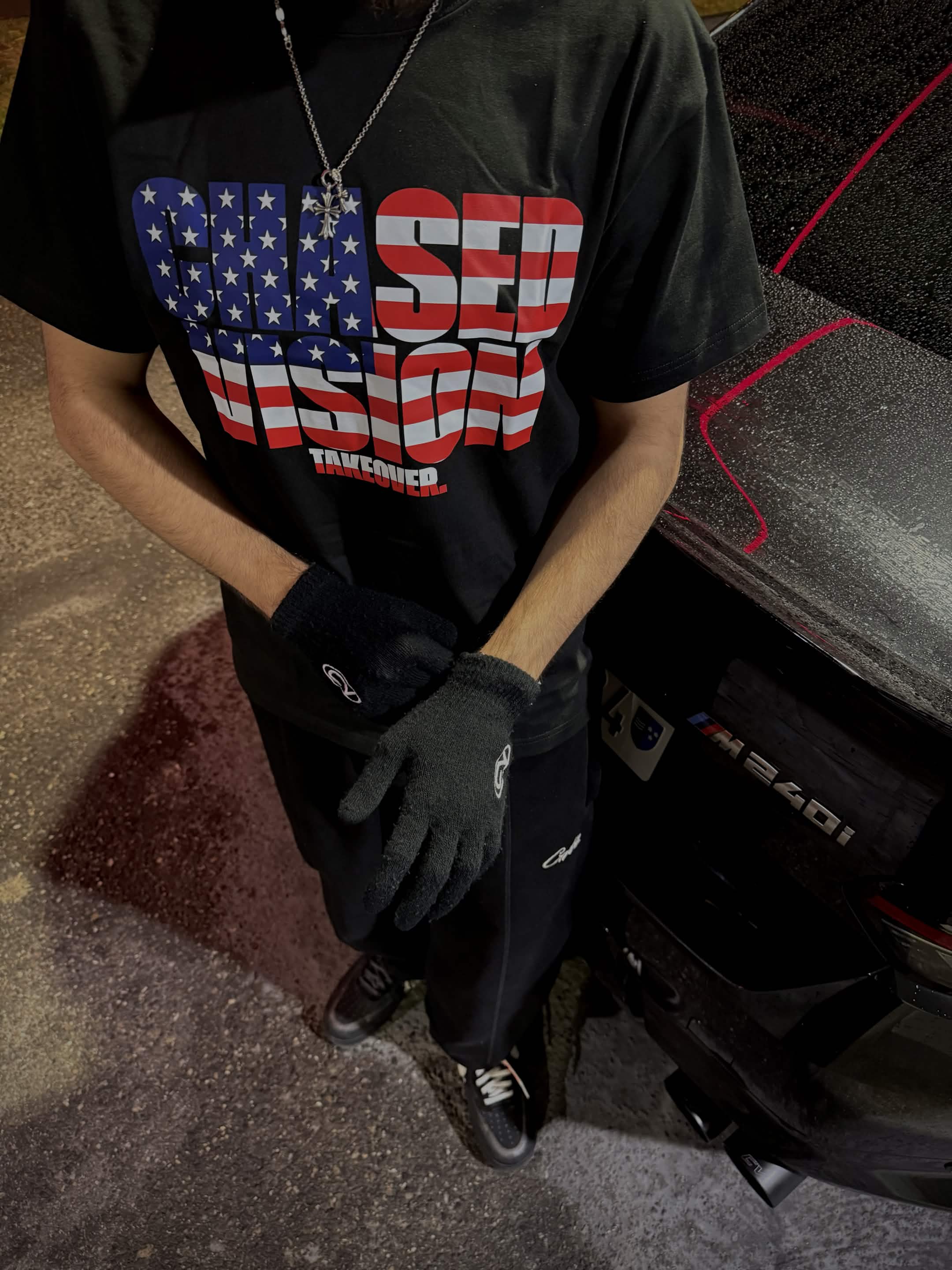 USA TEE BLACK
