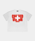 A white switzerland worldcup tee from chasedvision with a "chasedvision takeover." design