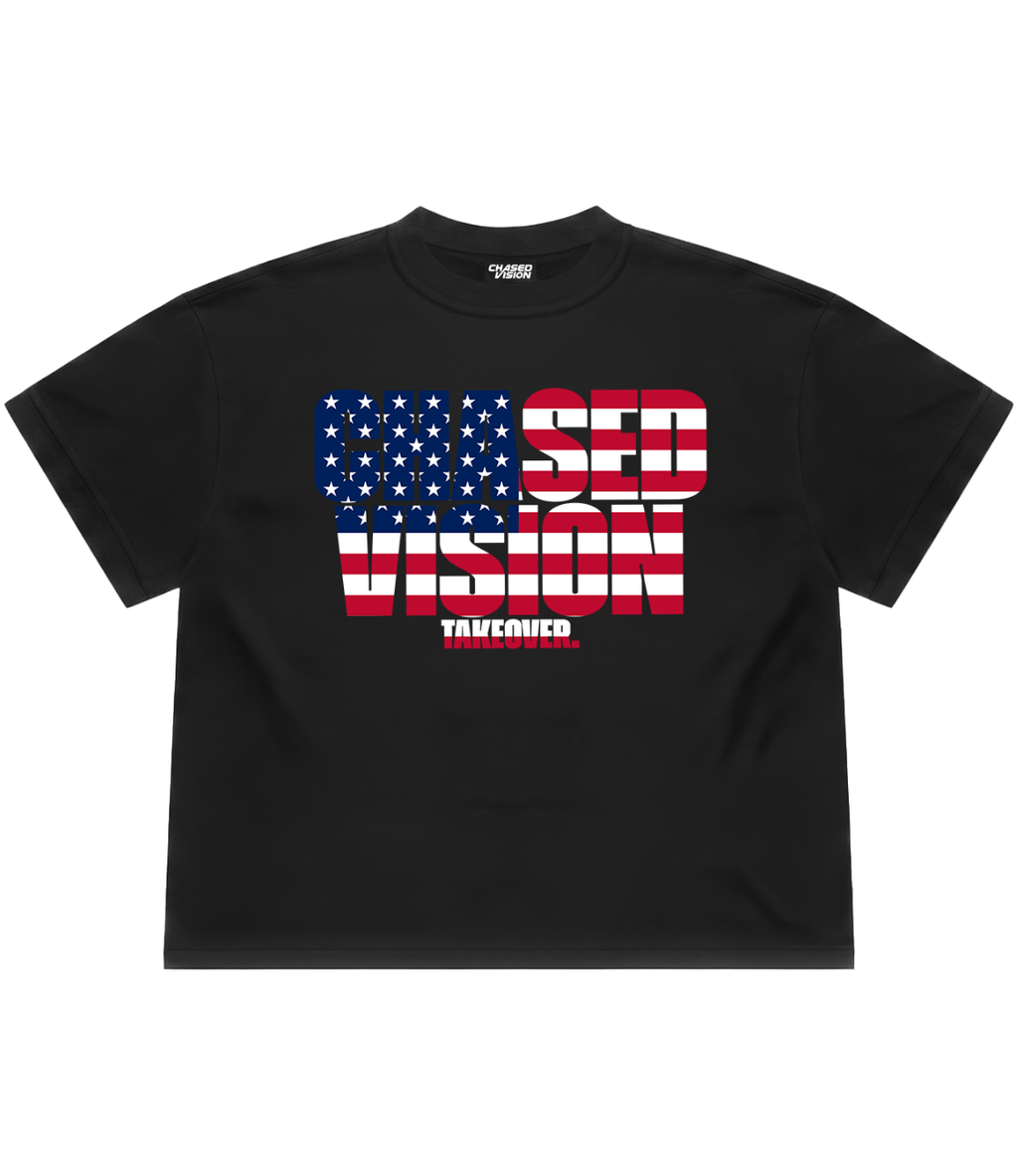 USA TEE BLACK